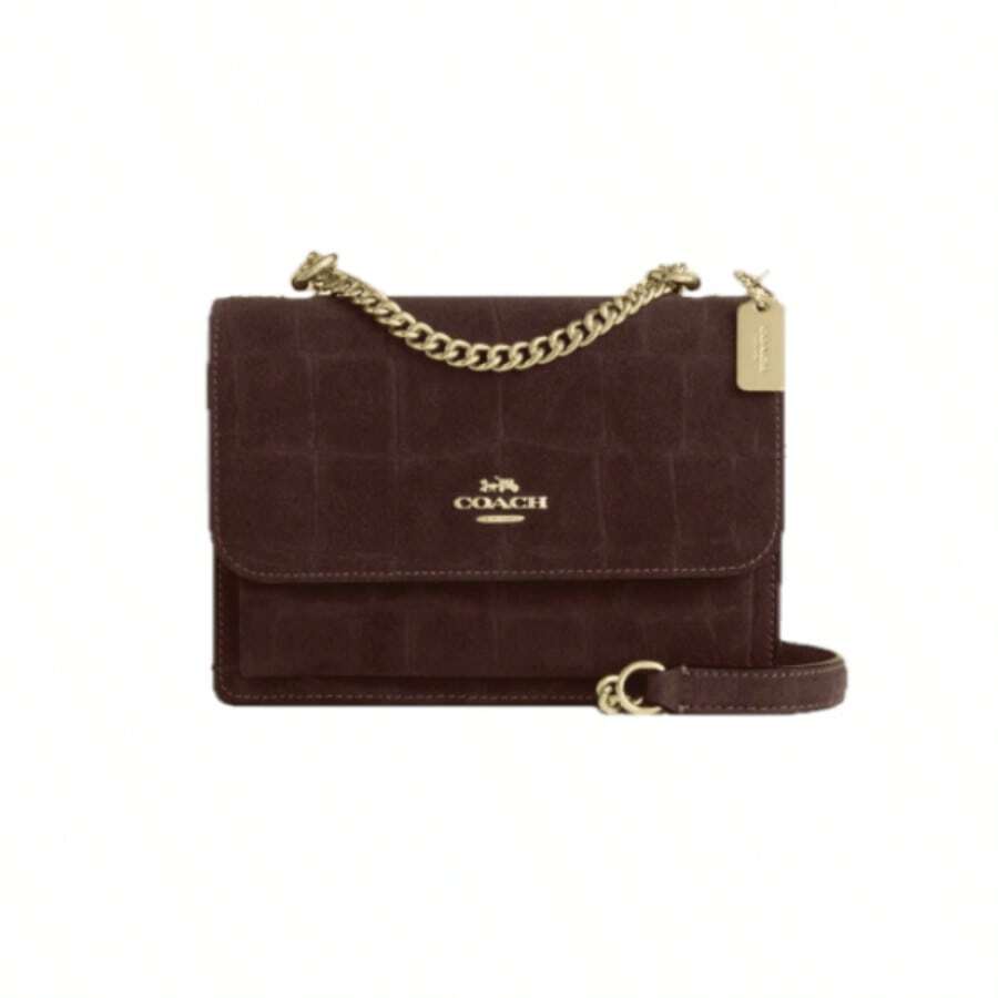 Coach Women's Mini Klare Chain Crossbody Bag - Chocolate Brown - View 1