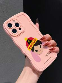 官方授权 Paul Frank 波浪纹 TPU 材质手机壳，全方位防震保护，带摄像头保护盖，卡通兔子图案，全新，兼容 11/12/13/14/15/16/17 Pro Max - 彩色 - 查看 2