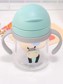 1 chiếc cốc uống nước có ống hút dễ thương kèm đế hút. - Nhiều màu - Xem 8