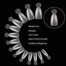 140 móng giả hai màu mờ kiểu Pháp, phủ toàn bộ móng, thích hợp cho nối móng nghệ thuật gel UV acrylic, 14 kích cỡ. - Nhiều màu - Xem 6