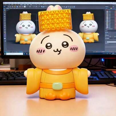 Usagi Emperor Style Figurine With Exquisite Role Design Ideal For Desktop Ornament Fan Collection Home Decor Personal Display And Cartoon Themed Decoration Random Delivery