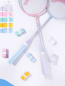 6PCS/2PCS/1PC Pita Pegangan Raket Bulu Tangkis Anti Selip dan Menyerap Keringat - Sudah Dipotong & Dapat Dipangkas, Desain Unik Warna Macaron Mudah Dipasang, Universal Untuk Berbagai Raket - Tenis/Pickleball/Kriket/Golf/Bisbol/Bulu Tangkis/Joran Pancing - Performa yang Ditingkatkan, Sangat Tipis & Sangat Lembut, Balutan Pegangan Raket Bulu Tangkis | Daya Rekat Tinggi dan Menyerap Keringat, Tersedia Berbagai Warna (Hitam/Putih/Merah Muda/Biru/Ungu/Cyan/Merah/Kuning/Hijau/Oranye/Biru Tua, dll.), Tenis, Permainan Tim, Permainan, Olahraga, Bulu Tangkis - MultiWarna - View 3