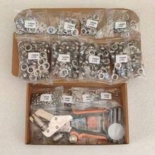 一套必备的鸡眼扣冲孔工具套装,包含100个10毫米鸡眼扣,是DIY篷布、合成纤维和防水织物项目的理想之选,也是金属鸡眼扣安装工具、缝纫和手工制作必备品,可用于DIY篷布修补和鸡眼扣安装、DIY手工艺品、皮革制品、皮带、鞋子等。 - A - 查看 6