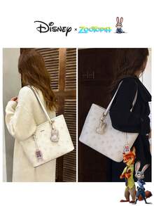 Disney 迪士尼女士大容量兔子手提包 | 多功能通勤单肩包，理想礼物 - 彩色 - 查看 12