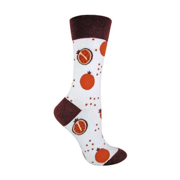Sock Snob Talkie Socks - Ladies Cotton Rich Quirky Funky Novelty Design Fruit Socks