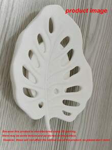 3D Leaf Shaped Soap Dish, Suitable For Bathroom Vanity, Toilet, Shower, Fashionable & Fresh Style, Easy To Use - Multicolor - View 7