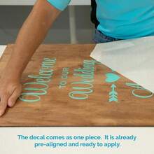 Bienvenidos a nuestra boda - Calcomanía de vinilo personalizada para espejo, decoración personalizada de ventana de entrada de boda, decoración de boda DIY única, letrero de cumpleaños - Multicolor - Ver 4