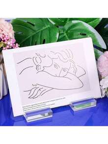 1/5/10pcs Acrylic Transparent Table Card Holders, Name Card Stands, Wedding Signage Display Racks, Suitable For Dining Tables, Wedding Photos, Office Menus, Conferences And Other Occasions - Multicolor - View 5