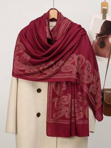 1 chiếc khăn choàng đa năng họa tiết hạt điều cổ điển dành cho nữ - Nhiều màu - Xem 8