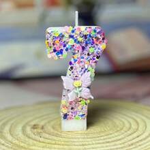 Birthday Candles Butterfly Flower Creative Ritual Surprise Birthday Cake Number Decoration Candles Flower Style Suitable For Birthday Party Cake Decoration Halloween Christmas Cake Decoration - Multicolor - View 2