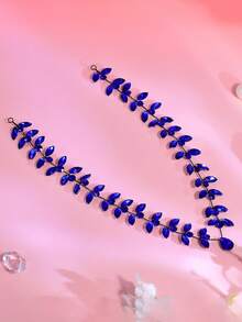 1pc Luxury Women's Headpiece, Forehead Pendant, Fashionable Crystal Headband, Bridal Headpiece, Wedding Party & Ball Hairpiece, Wedding Accessory, Women's Accessory, Personalized Hairpiece, Spring/Summer Hairpiece,Beach - Multicolor - View 5