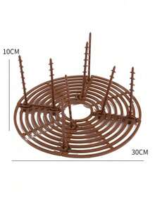 Cubierta de malla para maceta, se puede cortar al tamaño necesario. Estas cubiertas de malla protectoras evitan que los gatos caven en las macetas y vienen con soportes fijos para la plantación - Multicolor - Ver 14
