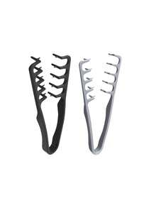 2pcs Wide Tooth Hair Comb Set - Unisex, Ideal Tool For Creating Voluminous Curly Hair. Textured Handle Suitable For All Hair Types. This Styling Comb Can Lift Hair Roots, Help Men Create Voluminous Styles And Cover Split Ends, Also Suitable For Bangs Styling. Suitable For Daily Use, Business Travel, Outings And Office Use. - Multicolor - View 14
