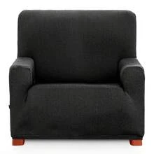 Kiva Universal And Versatile 1-Seater Sofa Cover, Various Colors Available – Easy-To-Fit Protective Sofa Cover For Backrest, Seat And Arms - 深灰尤利西斯 - 查看 3