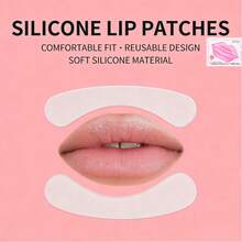 1 Set Silicone Anti-Wrinkle Lip Patches, Mouth Wrinkle Remover Stickers - Multicolor - View 2