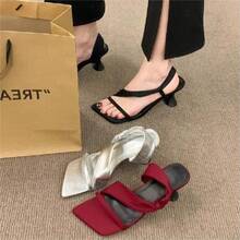 Women Flat Sandals - Black - View 4