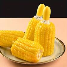 2/6/10pcs Stainless Steel Corn Roasting Skewers With Ergonomic Yellow Tips - Multipurpose Kitchen Tool For Grilling, Baking, Boiling - Suitable For Corn Cobs, Fruits, Vegetables, Meats - Dishwasher , Easy Storage - Ideal Cooking Accessory - Sharp Pointed Tip, Non-Slip Handle, Convenient To Use - Multicolor - View 4