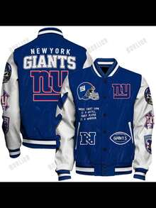 New York Gia-Nts 4X Champions Varsity Jacket-6 - Satly - View 1