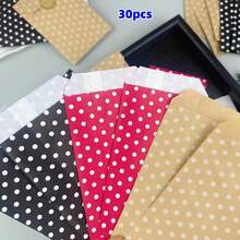 100pcs 3.1x5.9 Inch Holiday Gift Packaging Bags, Including High-End Gift Packaging Paper Bags, Three Color Options, Decorative Accessory Gift Bags, Dot Pattern Packaging Paper, Thicken Gift Packaging Bags, Creative DIY Decorative Gift Paper Bags, Suitable For Festivals, Weddings, Birthdays, Parties, Gift Packaging Bags, And Gift Packaging Bags - Gift Bags - View 10