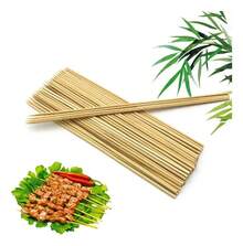 Lecute 90 Palillos Brochetas 15cm Botana Palo Bambú Madera - Albaricoque - Ver 3