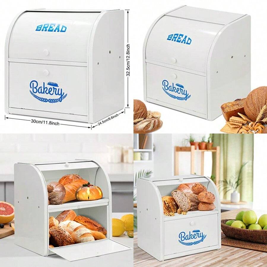 Bread Boxes - White - View 1