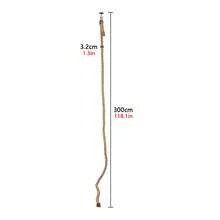 300cm/118inch Wall-Mounted Cat Climbing Rope, Durable Sisal Rope For Cat Entertainment, Scratching And Climbing Indoors - Ginger - View 8