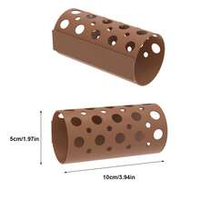 Wall Mounted Cat Toy Tube, Plastic Cat Corner Scratcher Toy, Interactive Cat Wall Toy For Indoor Cats, Kitten Play Exercise Toy, Cat Furniture Accessory - Brown - View 8