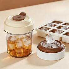 Elegant Minimalist Cold Brew Coffee Cup, Portable Coffee Cup, Travel Mug, Suitable For Office Use In Summer - Multicolor - View 2