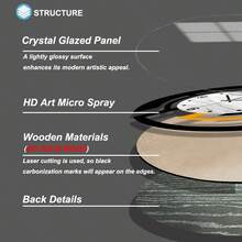 AUOKmall 1pc Modern Minimalist Fashion Mirror Wall Clock, Suitable For Living Room, Bedroom, Study, Corridor, Cafe, Music Hall, Dining Room And Other Home Decor (Battery Not Included) - 16.8 Inches - View 7