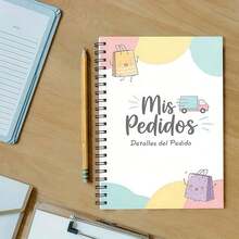 A5螺旋笔记本“Mis Pedidos”日常笔记日记 - 運單本 - 查看 7