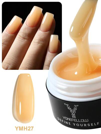 YOKEFELLOW 15g Nail Extension Gel, Strengthening Gel Polish, Long-Lasting Nail Art, Suitable For Nail Salon, DIY Home Use, And Gifts