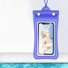 1个防水充气手机袋，手机保护套，适合雨天、游泳池、海滩、派对等场合。 - 多色 - 查看 22