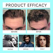 Men's Sea Salt Styling Spray Hair Fluffy Lasting Refreshing Hair Root Texture Care Styling Spray,. Specially Designed To Enhance Hair Friction And Create Natural Wave Textures - 液體 - 查看 7