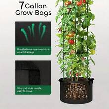 5 Gallon Fabric Planter Bags, 7pcs Colorful Cloth Plant Pots With Handles, Suitable For Gardening And Outdoor Planting - Seven-color Packaging - View 8