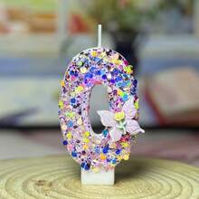 Birthday Candles Butterfly Flower Creative Ritual Surprise Birthday Cake Number Decoration Candles Flower Style Suitable For Birthday Party Cake Decoration Halloween Christmas Cake Decoration - Multicolor - View 3