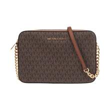 Michael Kors Jet Set 系列印花女款單肩斜背包 - 棕色35F8GTTC3B BROWN - 查看 1