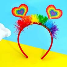Yfstyle Rainbow Pride Headband Vibrant LGBTQ+ Celebration Accessory For Pride Parades Festivals And Everyday Supportive 1Pcs - 1pcs - View 7