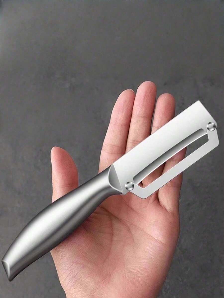 3pcs/Set, 2pcs/Set, 1pc Efficient Stainless Steel Vegetable Peeler - Ergonomic Handle, Rust-Resistant Potato Fruit Peeler, Suitable For Kitchen Cooking, Dishwasher , Kitchen Gadgets, Home Supplies, Vegetable Cutter, Kitchen Accessories