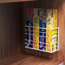Montaje en pared o puerta envoltura DecoBros estante organizador de cocina blanco - Blanco - Ver 4