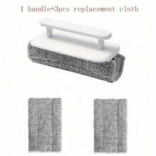 3Pcs Window Track Cleaning Brush Set, Crevice Tool With Microfiber Cloth & Squeegee, No Power Needed For Household, 1 Set - 1 Set - View 10