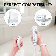 وحدة تحكم لاسلكية Switch/ U، مع غطاء حماية من السيليكون وحزام معصم، مكبر صوت مدمج وتغذية راجعة بالاهتزاز، تدعم التحكم بالحركة، سهلة المزامنة، تدعم حتى 4 وحدات تحكم، وحدة تحكم لعبة بديلة (بدون استشعار الحركة) - مشاهدة 2
