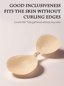 2对可重复使用的无背带无肩带前扣式隐形胸贴，女士内衣及贴身用品 - 彩色 - 查看 11