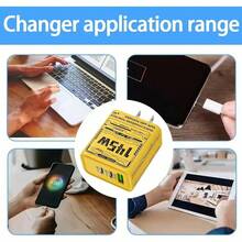 Multiport Fast Wall Charger 145W/130W/120W PD Type-C - Orange - View 7