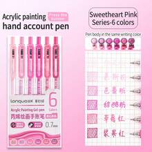 Bộ 6 bút vẽ màu acrylic 36/54/72/90 màu, 15 màu, tổng cộng 90 màu, đầu bút lò xo 0.7-0.6mm, thiết kế tay cầm mềm mại, dễ pha trộn, thích hợp cho vẽ tranh, DIY, viết nhật ký, dụng cụ nghệ thuật thiết thực cho họa sĩ. - Bộ - Xem 31