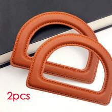 2 pièces Sangles en PU - Poignées élégantes en D-Ring, crème, marron et marine, pour la fabrication de sacs et de portefeuilles DIY, poignées en PU artisanales , Sangles en D-Ring , Sangles en PU durables, sangle de bandoulière, fournitures pour la fabrication de portefeuilles DIY - Nouveau modèle - Voir 13