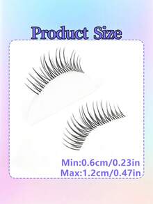 Bộ 120 sợi mi giả dày dặn, kiểu mi tự nhiên quyến rũ, mi mềm mại như oxy, mi trang điểm nhẹ nhàng kiểu Hàn Quốc, độ dày 3-12mm. - C - Xem 8