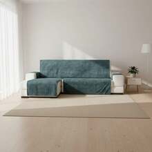 Kiva Universal And Versatile Left-Facing Chaise Lounge Sofa Cover, Various Colors Available – Easy-To-Fit Protective Chaise Lounge Sofa Cover For Backrest, Seat And Arms - 瓦萊裡婭.布魯 - 查看 2