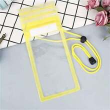 1个防水充气手机袋，手机保护套，适合雨天、游泳池、海滩、派对等场合。 - 多色 - 查看 29