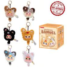Samuel Blind Box Plush Doll, Cat Paw Hanging Decor, Birthday/Valentine's Day/Christmas Gift, Random Assortment, Hard Face Material ABS, No Plush Filling - Multicolor - View 12