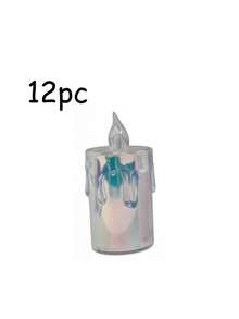 No Flame LED Electronic Candle, Warm Light Realistic Flame, Living Room & Dining Table High-End Atmosphere Decor, Ambiance Decorative Night Light, Party & Wedding Decoration, Birthday/Housewarming Gift, High-End Home Decor - Multicolor - View 13